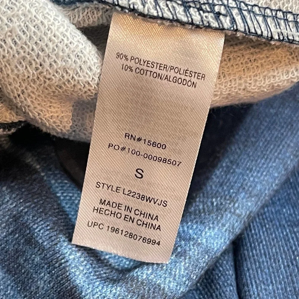 Wit & Wisdom High Waist French Terry Pants Blev-Blue Vintage Women's Size S NWT - Picture 8 of 12